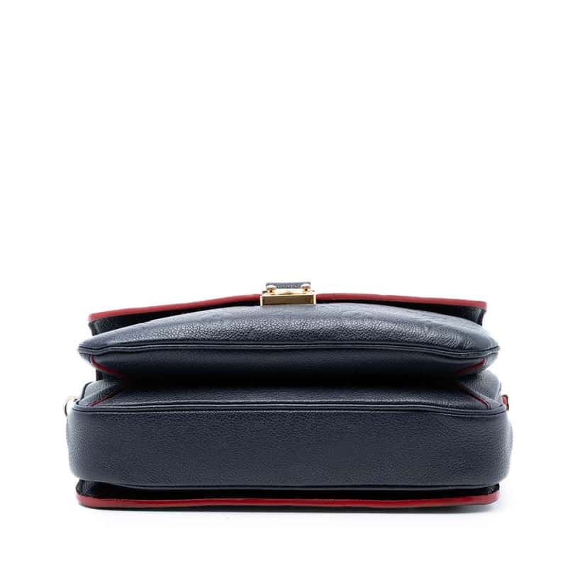 Louis Vuitton Monogram Empreinte Pochette Metis Blue Leather Very good condition - Inside View