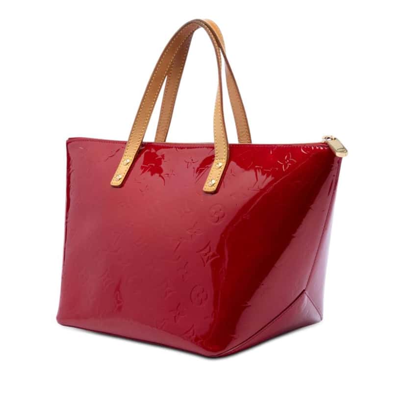 Louis Vuitton Monogram Vernis Bellevue PM Red Leather Very good condition - Back View