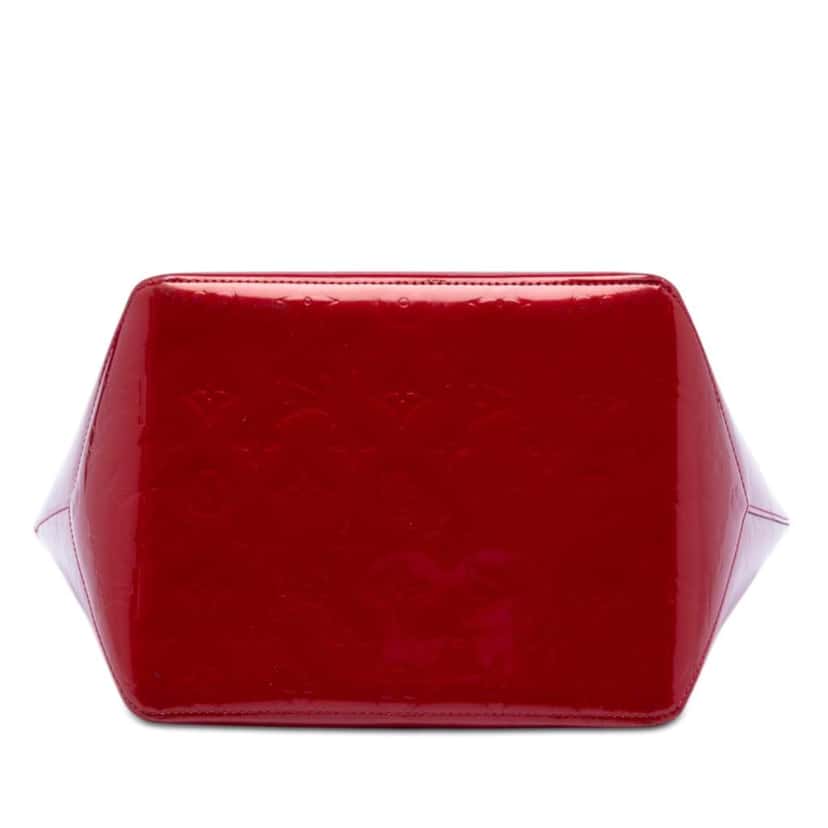 Louis Vuitton Monogram Vernis Bellevue PM Red Leather Very good condition - Inside View