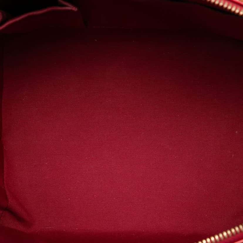 Louis Vuitton Monogram Vernis Bellevue PM Red Leather Very good condition - Model View