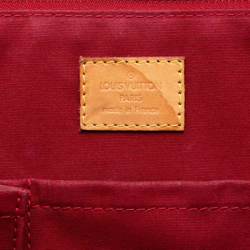 Louis Vuitton Monogram Vernis Bellevue PM Red Leather Very good condition - Box View