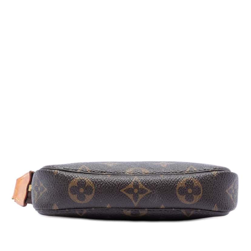 Louis Vuitton Monogram Mini Pochette Accessoires Brown Very good condition - Inside View