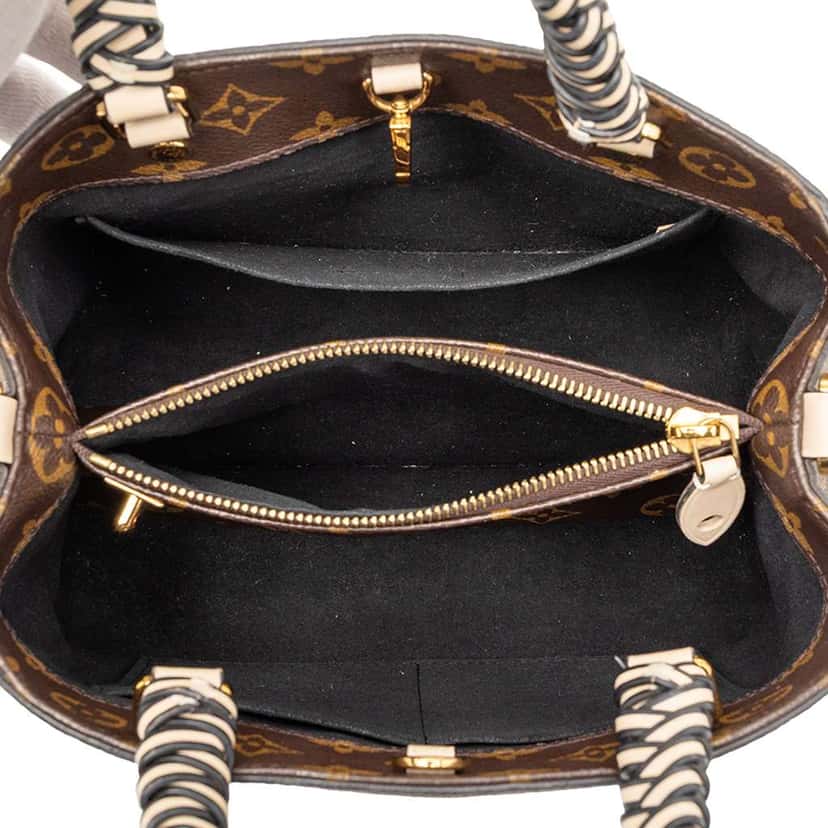 Louis Vuitton Braided Handle Monogram Montaigne BB Brown Very good condition - Model View
