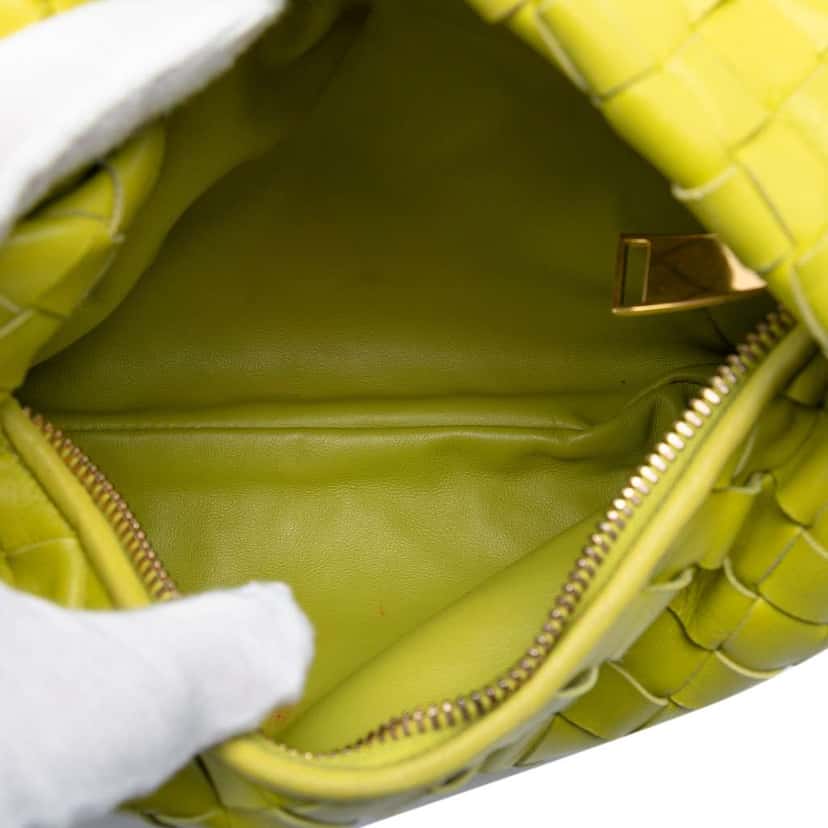 Bottega Veneta Mini Nappa Intrecciato Jodie Green Leather Very good condition - Model View