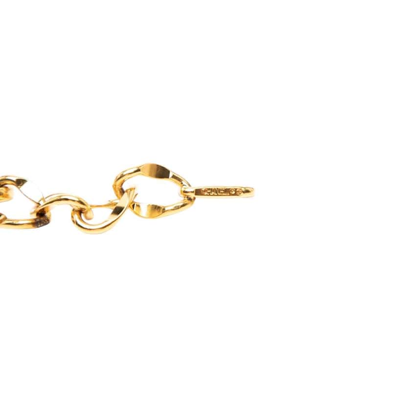 Chanel Gold Plated CC Medallion Chain Belt Gold Metal Very good condition - Inside View