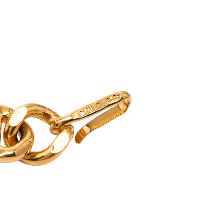 Chanel CC Medallion Chain-Link Belt Gold Metal Very good condition - Model View