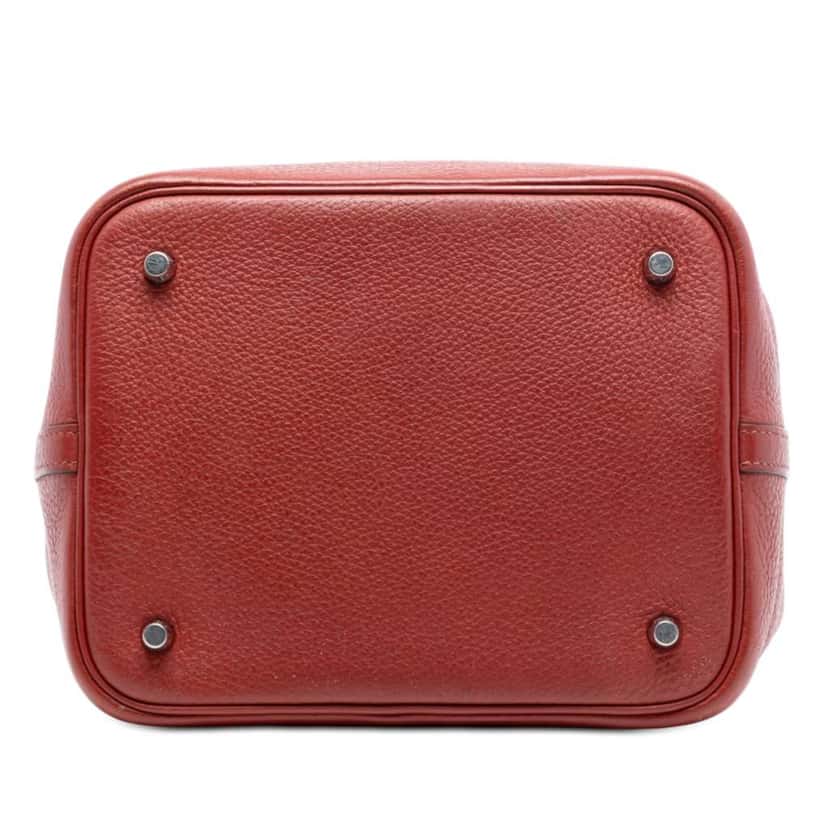 Hermès Clemence Picotin Lock 22 Red Leather Very good condition - Inside View