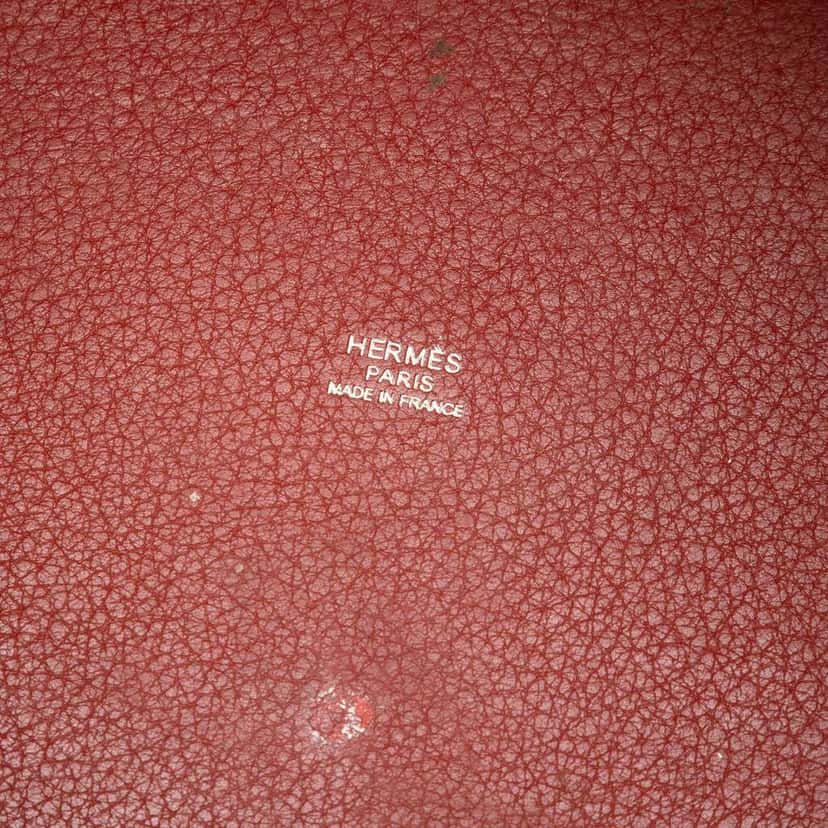 Hermès Clemence Picotin Lock 22 Red Leather Very good condition - Box View