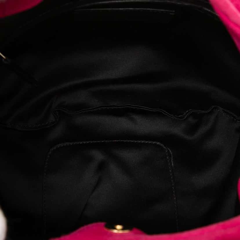 Saint Laurent Suede Nadja Rose Shoulder Bag Pink Leather Very good condition - Model View
