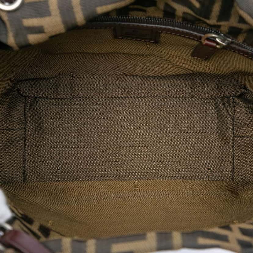 Fendi Zucca Canvas Handbag Brown Canvas Very good condition - Model View