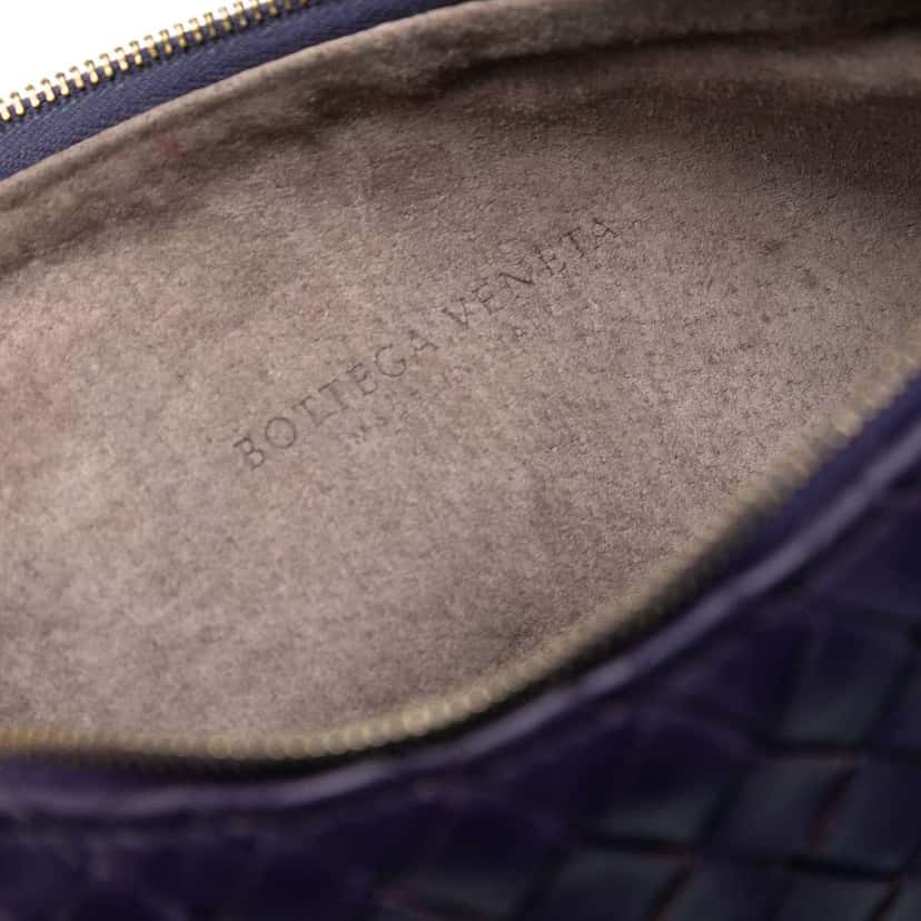 Bottega Veneta Nappa Intrecciato Crossbody Purple Leather Very good condition - Box View
