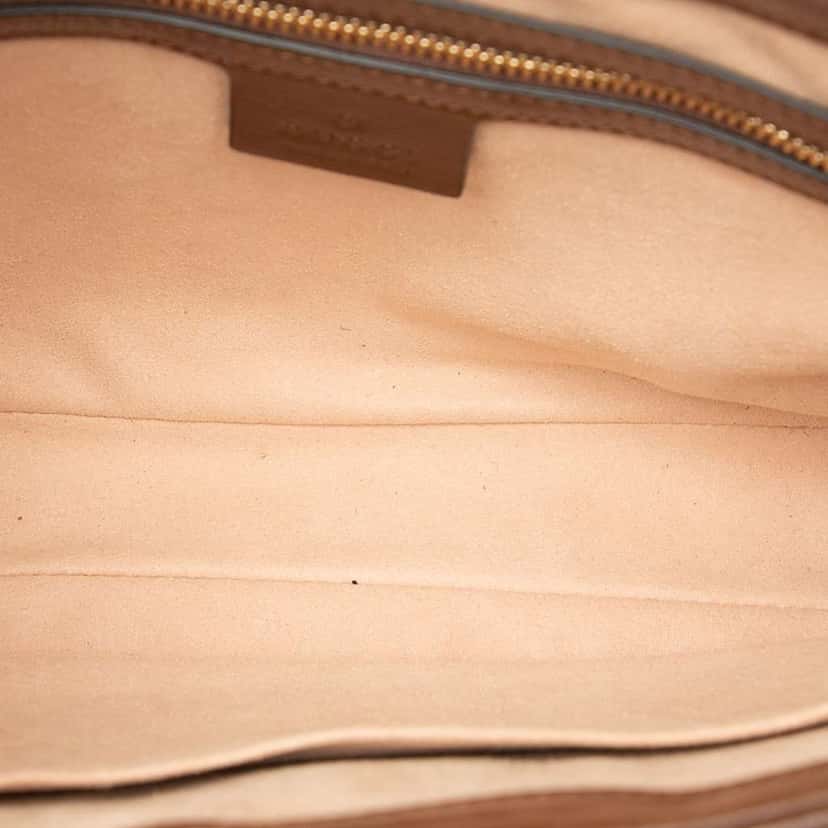 Gucci Small GG Supreme Web Jackie 1961 Crossbody Beige Canvas Very good condition - Model View