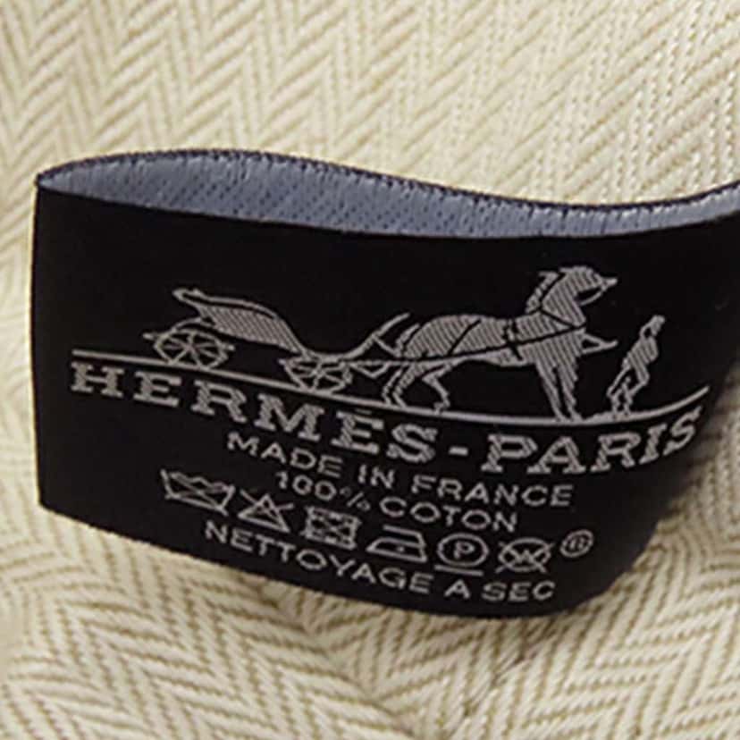 Hermès Small Toile Bride A Brac Case Blue Canvas Very good condition - Box View
