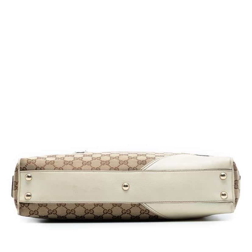 Gucci GG Canvas New Britt Shoulder Bag Beige Canvas Good condition - Inside View