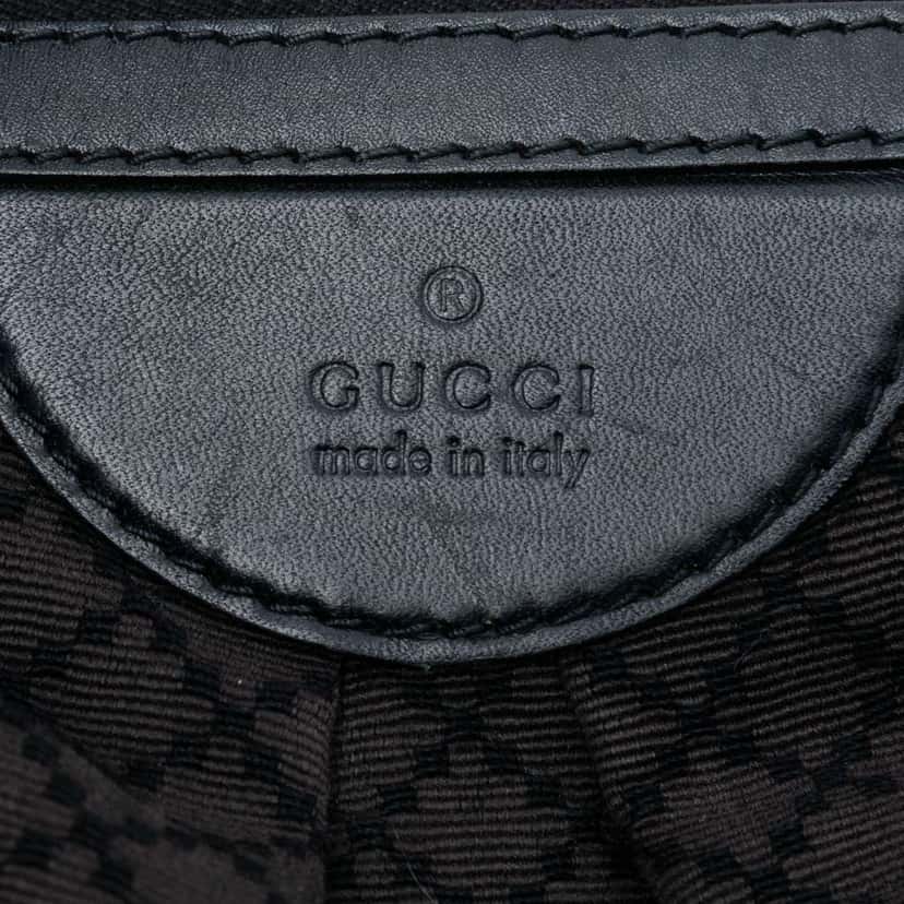 Gucci Diamante Canvas Bridle Satchel Grey Canvas Very good condition - Box View