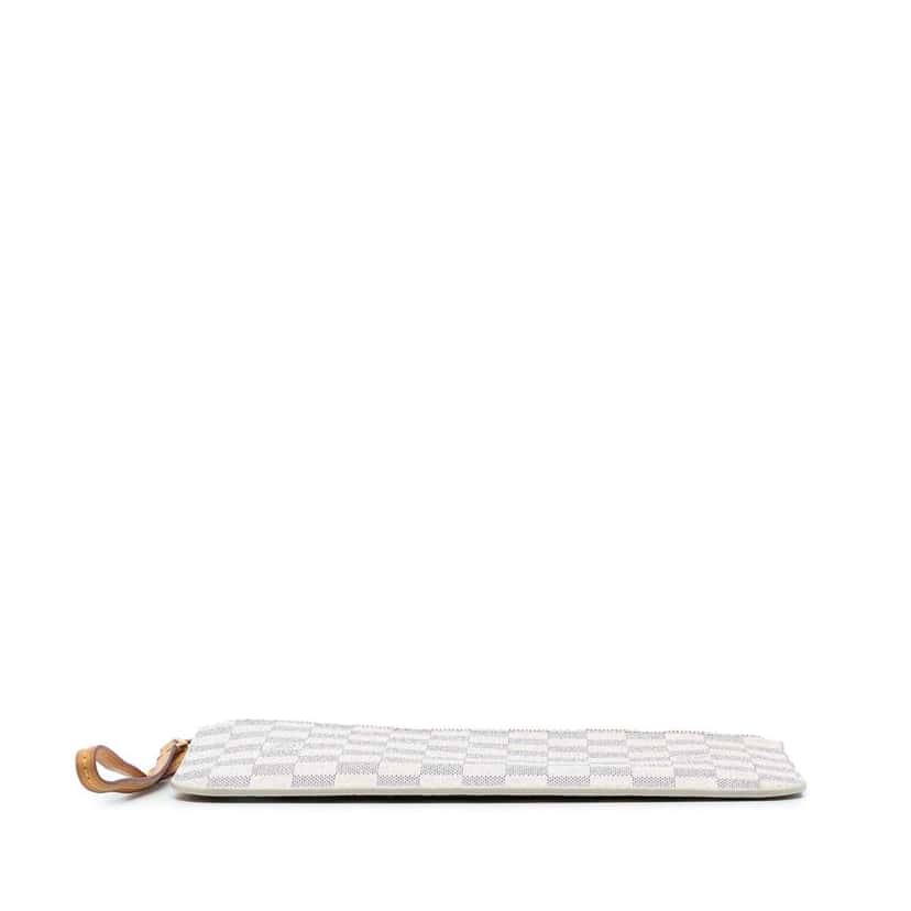 Louis Vuitton Damier Azur Neverfull MM Pouch White Very good condition - Inside View