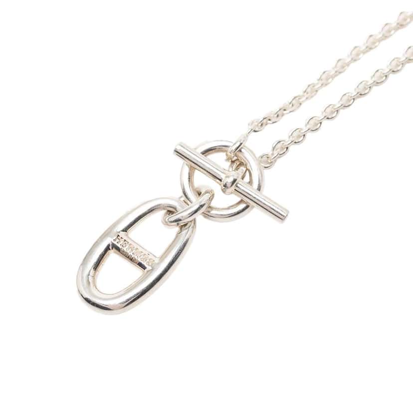 Hermès Sterling Silver Chaine d Ancre Pendant Necklace Silver Silver Very good condition - Inside View