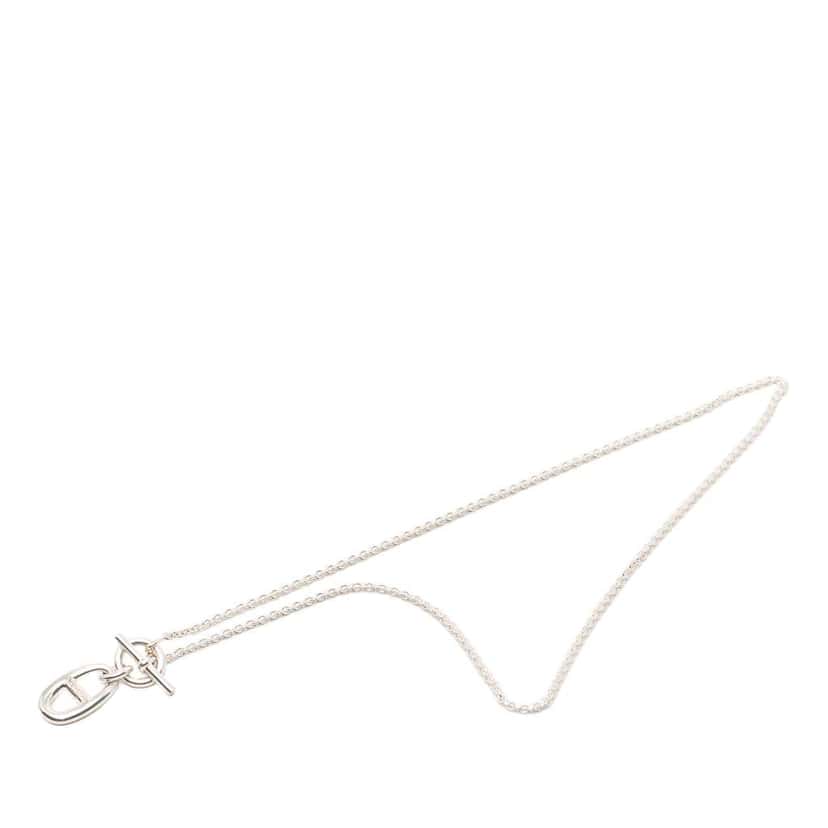 Hermès Sterling Silver Chaine d Ancre Pendant Necklace Silver Silver Very good condition - Model View