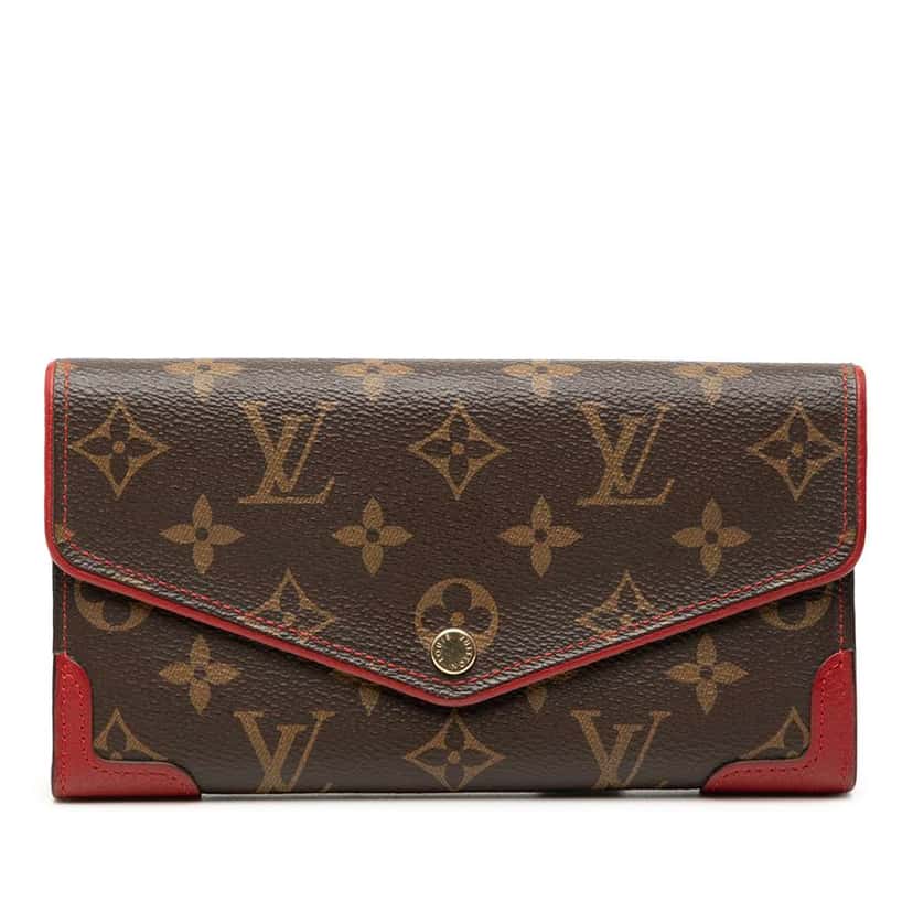 Louis Vuitton Monogram Retiro Sarah Wallet Brown Very good condition - Front View