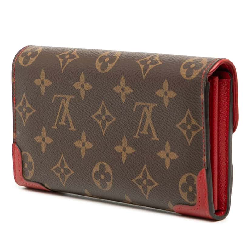 Louis Vuitton Monogram Retiro Sarah Wallet Brown Very good condition - Back View