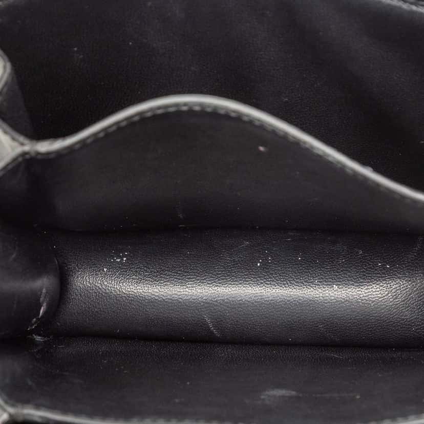 Celine Small Calfskin Classic Box Black Leather Very good condition - Model View