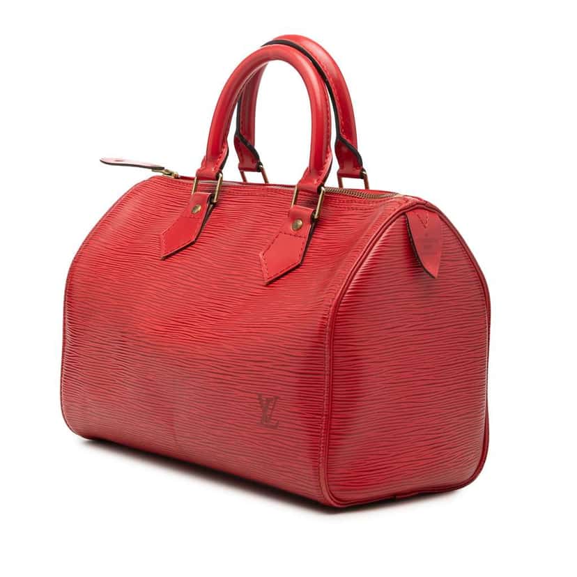 Louis Vuitton Epi Speedy 25 Red Leather Very good condition - Back View