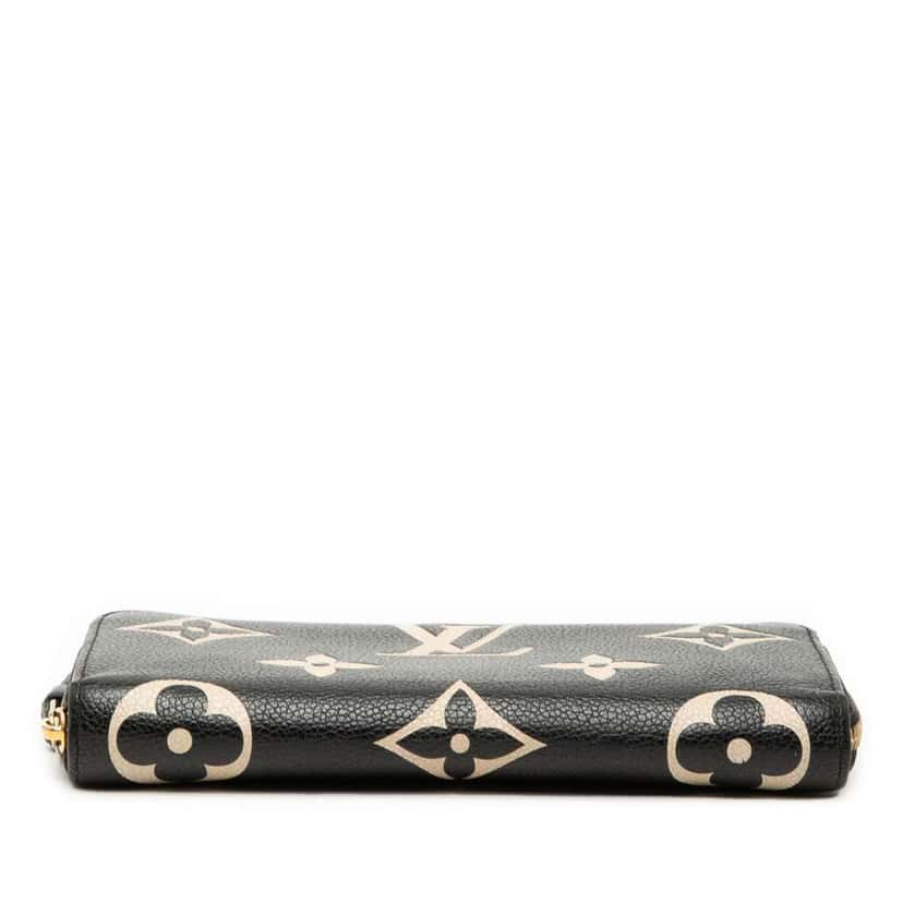 Louis Vuitton Monogram Empreinte Giant Bicolor Zippy Long Wallet Black Leather Very good condition - Inside View