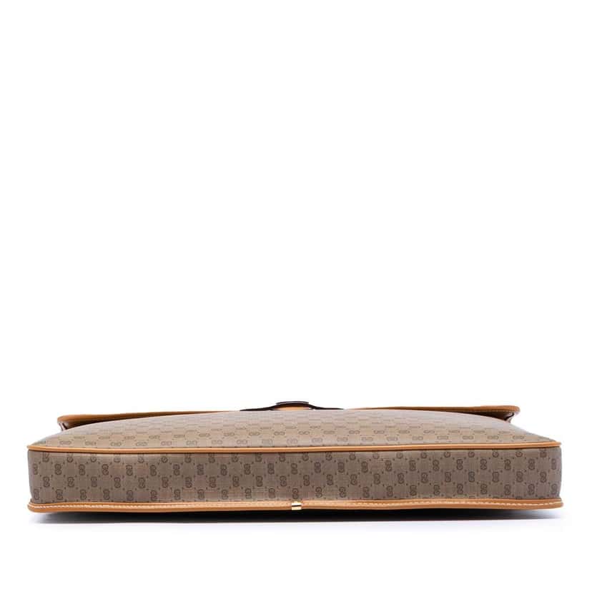 Gucci Micro GG Supreme Portfolio Case Beige Canvas Very good condition - Inside View