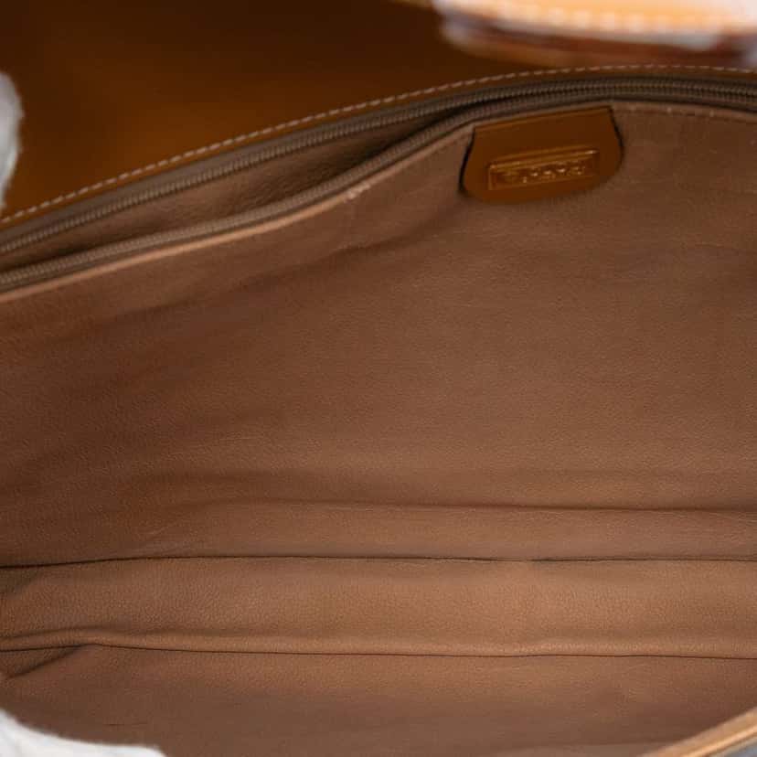 Gucci Micro GG Supreme Portfolio Case Beige Canvas Very good condition - Model View