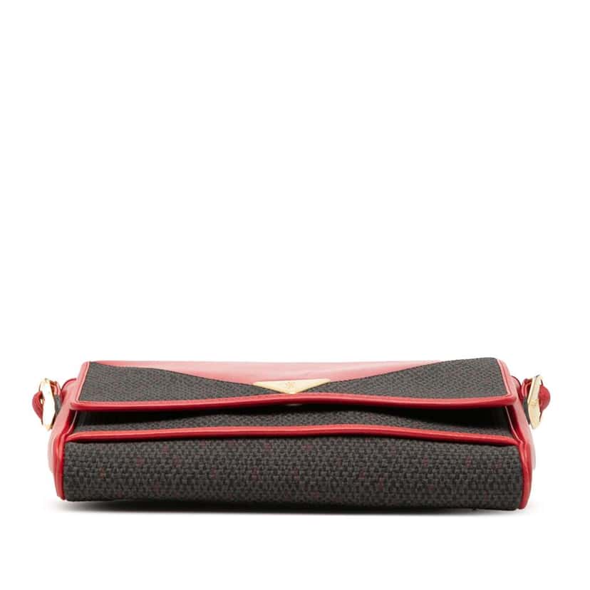 Saint Laurent Coated Canvas Envelope Crossbody Grey Canvas Very good condition - Inside View