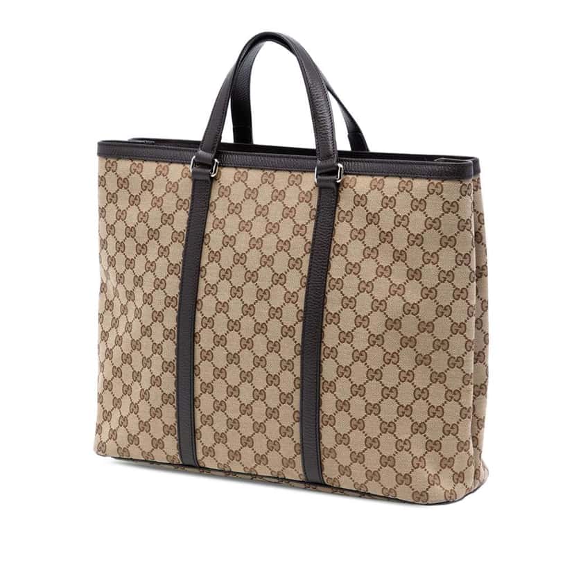 Gucci GG Canvas Joy Tote Beige Canvas Good condition - Back View