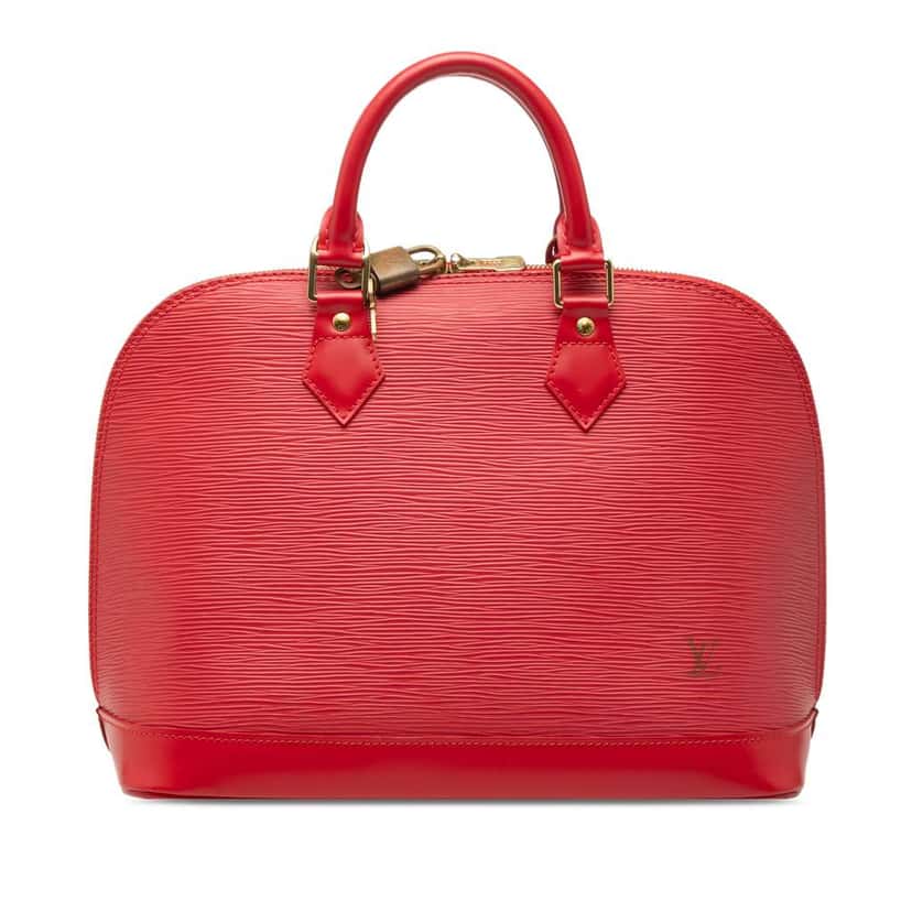 Louis Vuitton Epi Alma PM Red Leather Very good condition - Front View