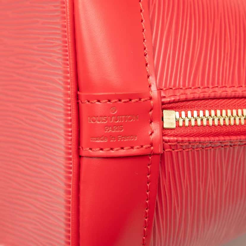 Louis Vuitton Epi Alma PM Red Leather Very good condition - Box View