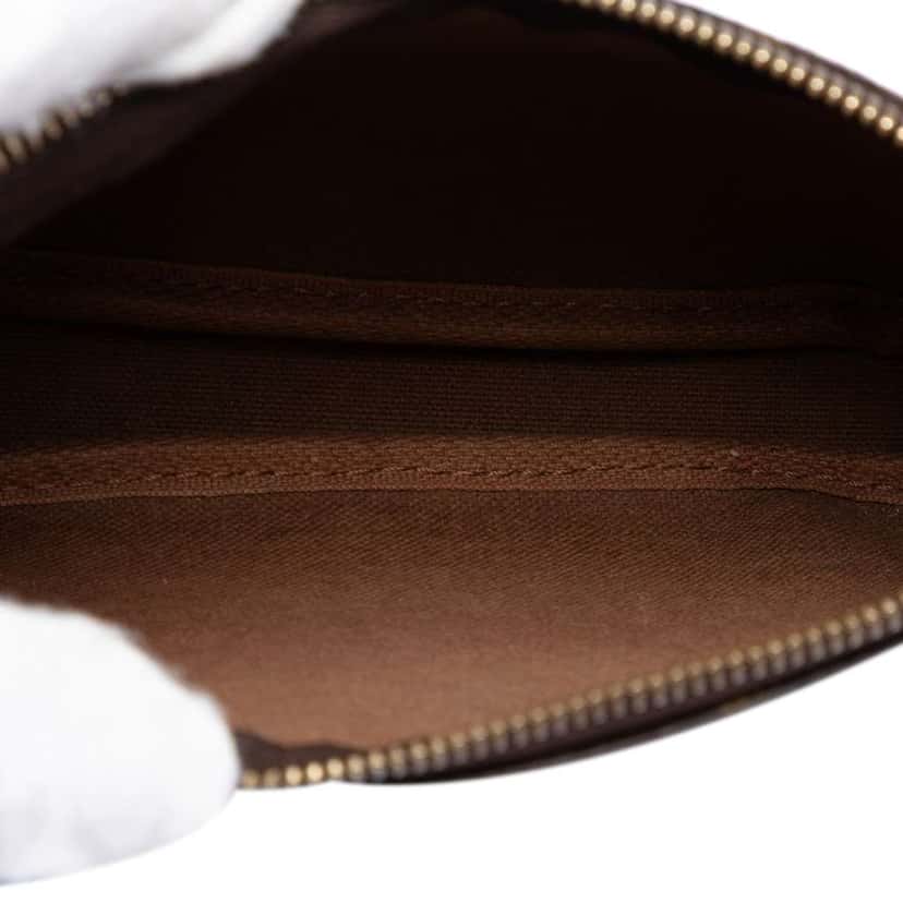 Louis Vuitton Monogram Mini Pochette Accessoires Brown Very good condition - Model View