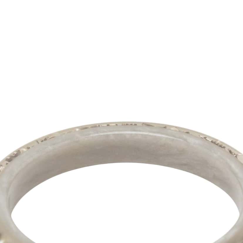 Louis Vuitton Narrow Monogram Resin Inclusion Bangle White Very good condition - Model View