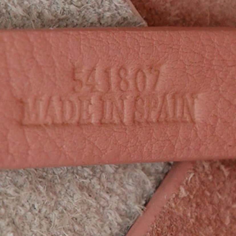 Loewe Mini Woven Calfskin Gingham Surplus Basket Bag Pink Leather Very good condition - Box View