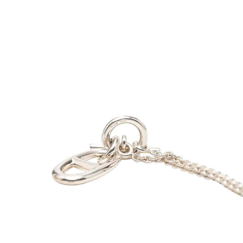 Hermès Sterling Silver Chaine d Ancre Pendant Necklace Silver Silver Very good condition - Model View