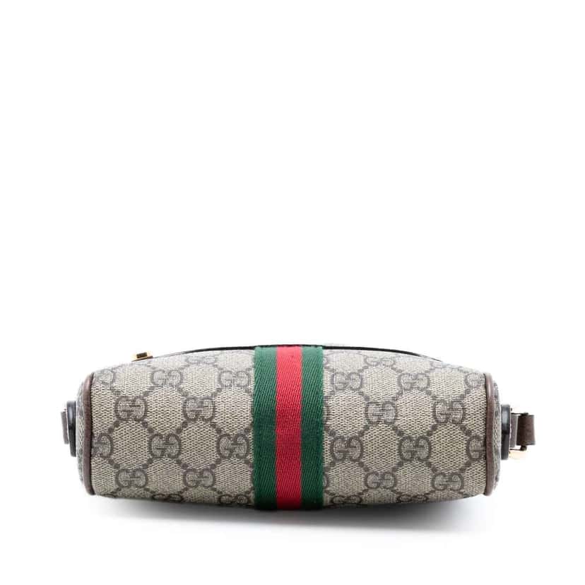 Gucci Mini GG Supreme Web Ophidia Crossbody Beige Canvas Very good condition - Inside View