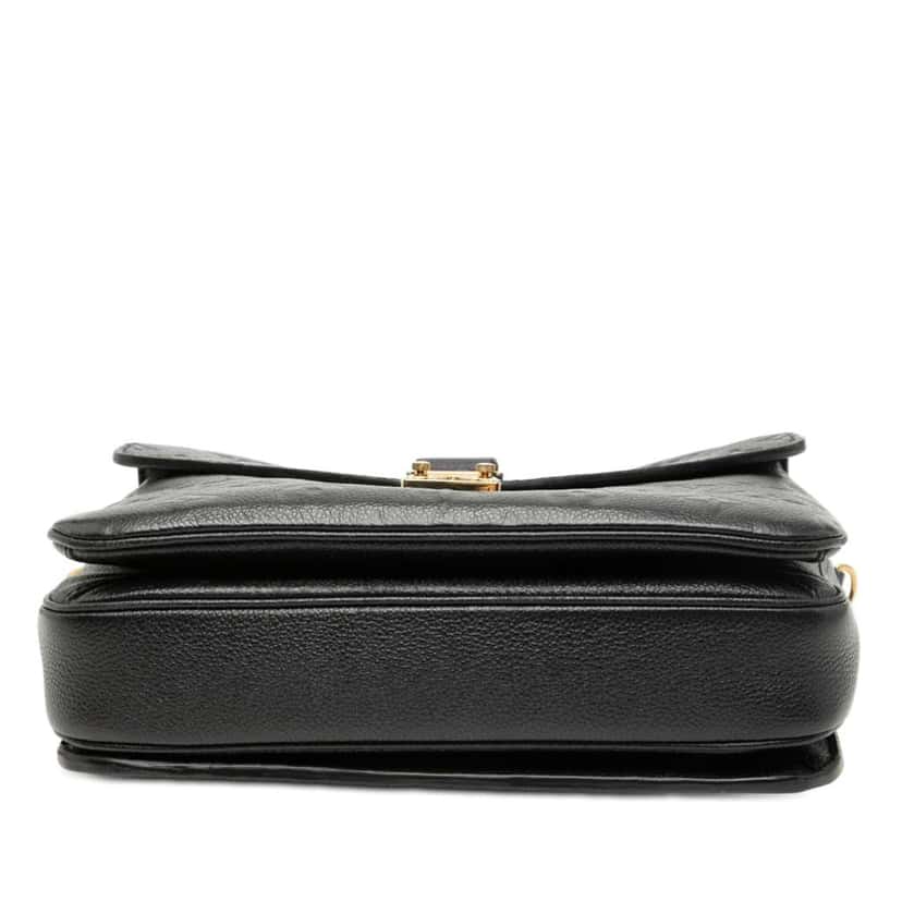 Louis Vuitton Monogram Empreinte Pochette Metis Black Leather Very good condition - Inside View