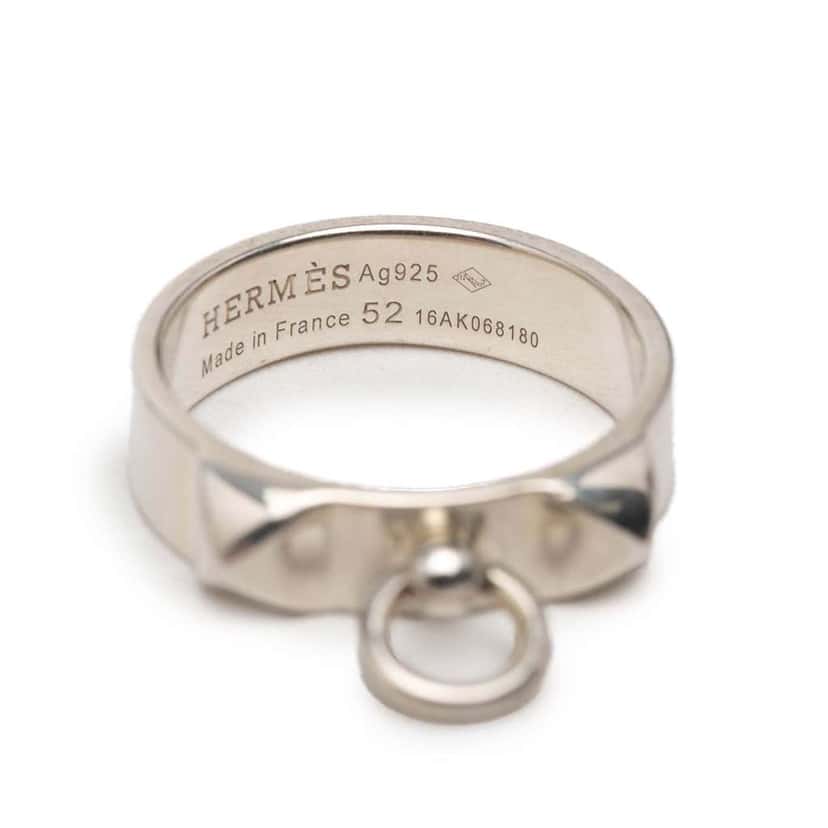 Hermès Sterling Silver Collier de Chien Ring Silver Silver Very good condition - Model View