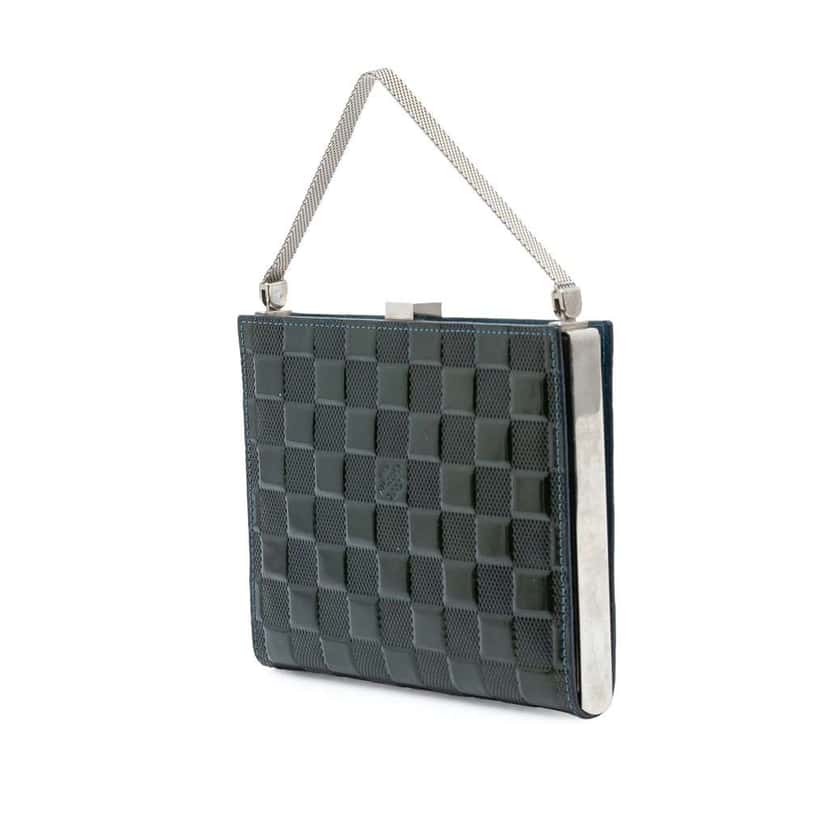 Louis Vuitton Damier Vernis Ange MM Blue Leather Very good condition - Back View