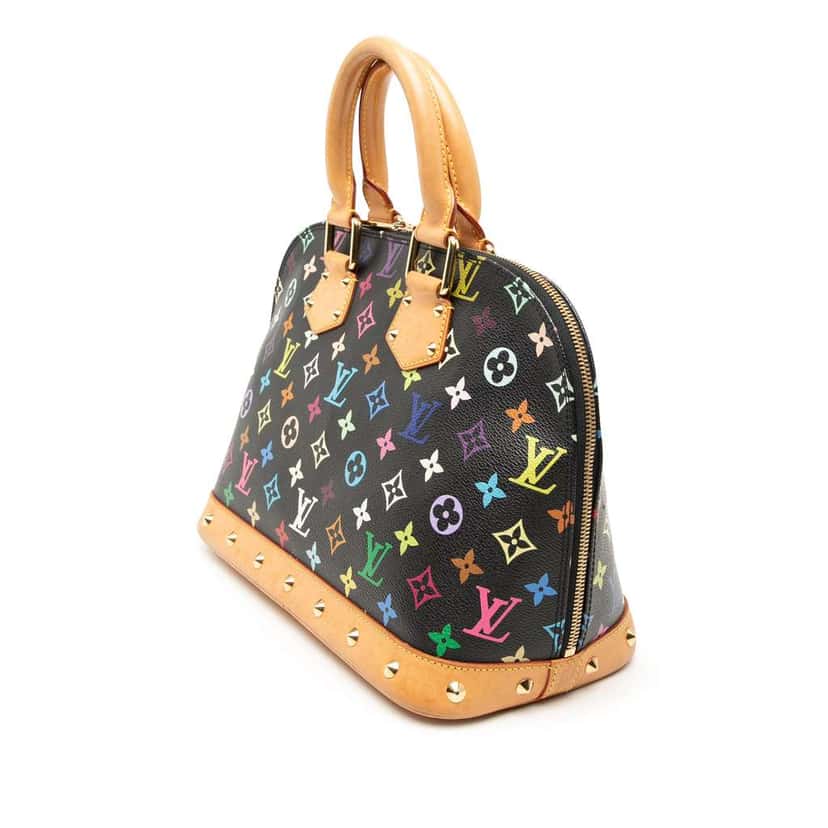 Louis Vuitton Monogram Multicolore Alma PM Black Good condition - Back View