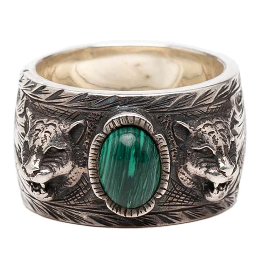 Gucci Sterling Silver Garden Feline Ring Silver Silver Very good condition - Front View