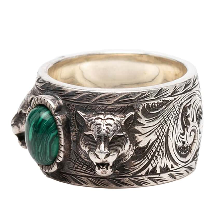 Gucci Sterling Silver Garden Feline Ring Silver Silver Very good condition - Back View