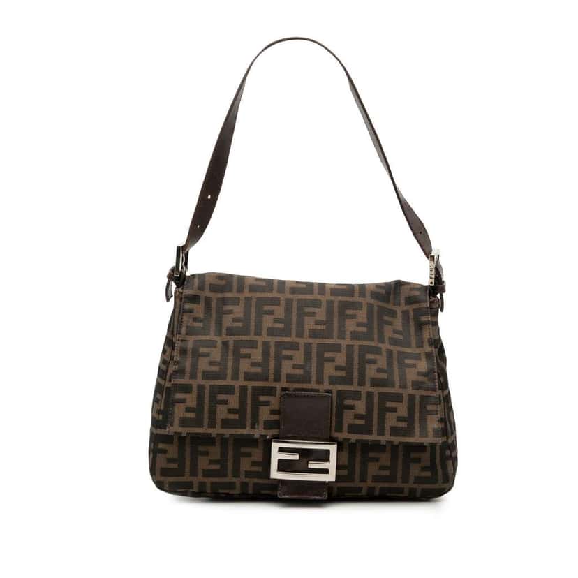 Fendi Zucca Canvas Mamma Forever Brown Canvas Good condition - Front View