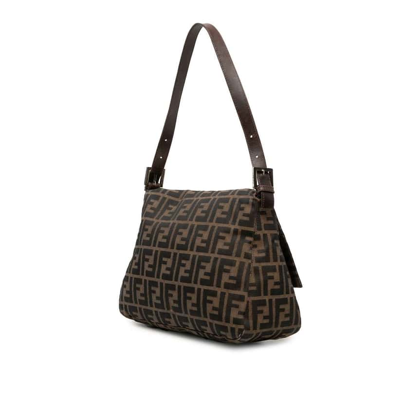 Fendi Zucca Canvas Mamma Forever Brown Canvas Good condition - Back View