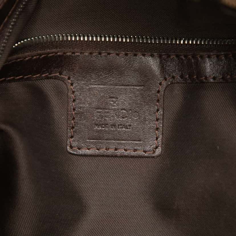 Fendi Zucca Canvas Mamma Forever Brown Canvas Good condition - Box View