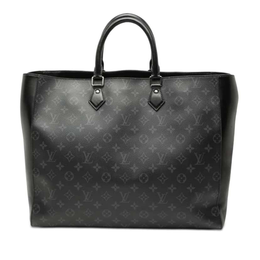 Louis Vuitton Monogram Eclipse Grand Sac Tote Black Very good condition - Front View