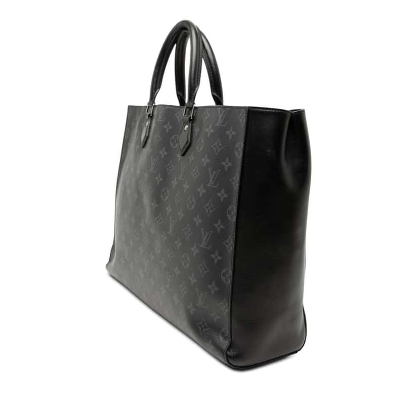 Louis Vuitton Monogram Eclipse Grand Sac Tote Black Very good condition - Back View