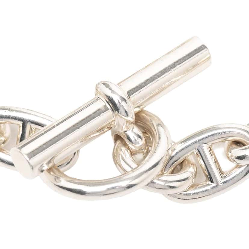 Hermès Sterling Silver Chaine d'ancre Bracelet MM Silver Silver Very good condition - Model View